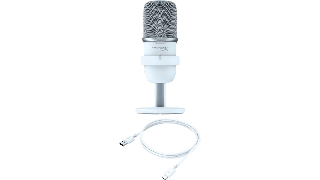 HyperX SoloCast - USB Microphone (White)